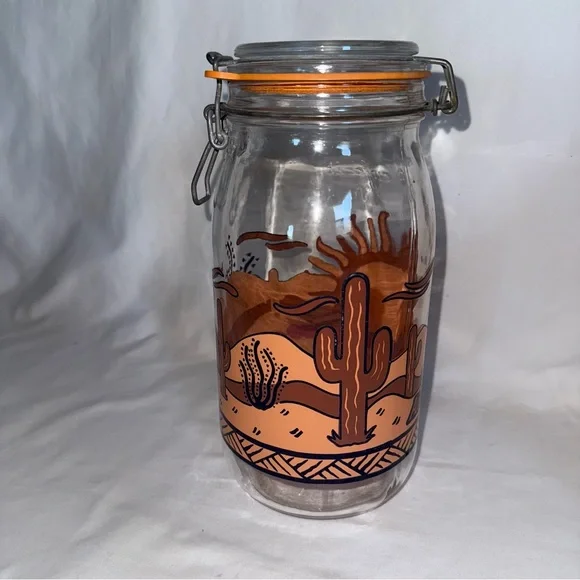 VTG Arizona Pistachio Co. Glass Canister Le Parfait Super Jar, France 2 Liter - Picture 5 of 8